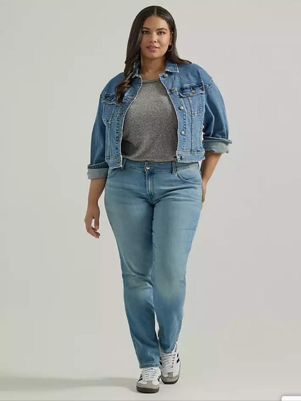 Lee Legendary Straight Leg Mid Rise Jeans Anchor 22W Long NWT